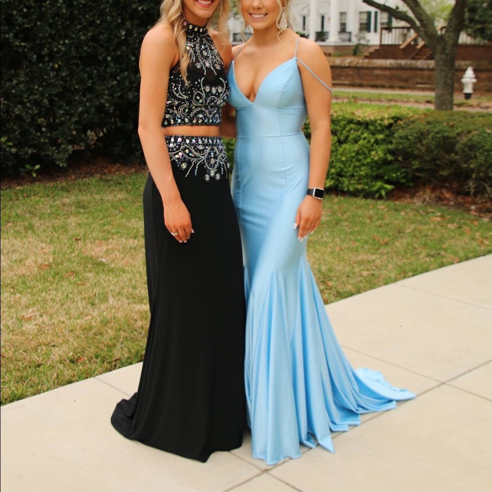 Baby blue Sherri Hill dress